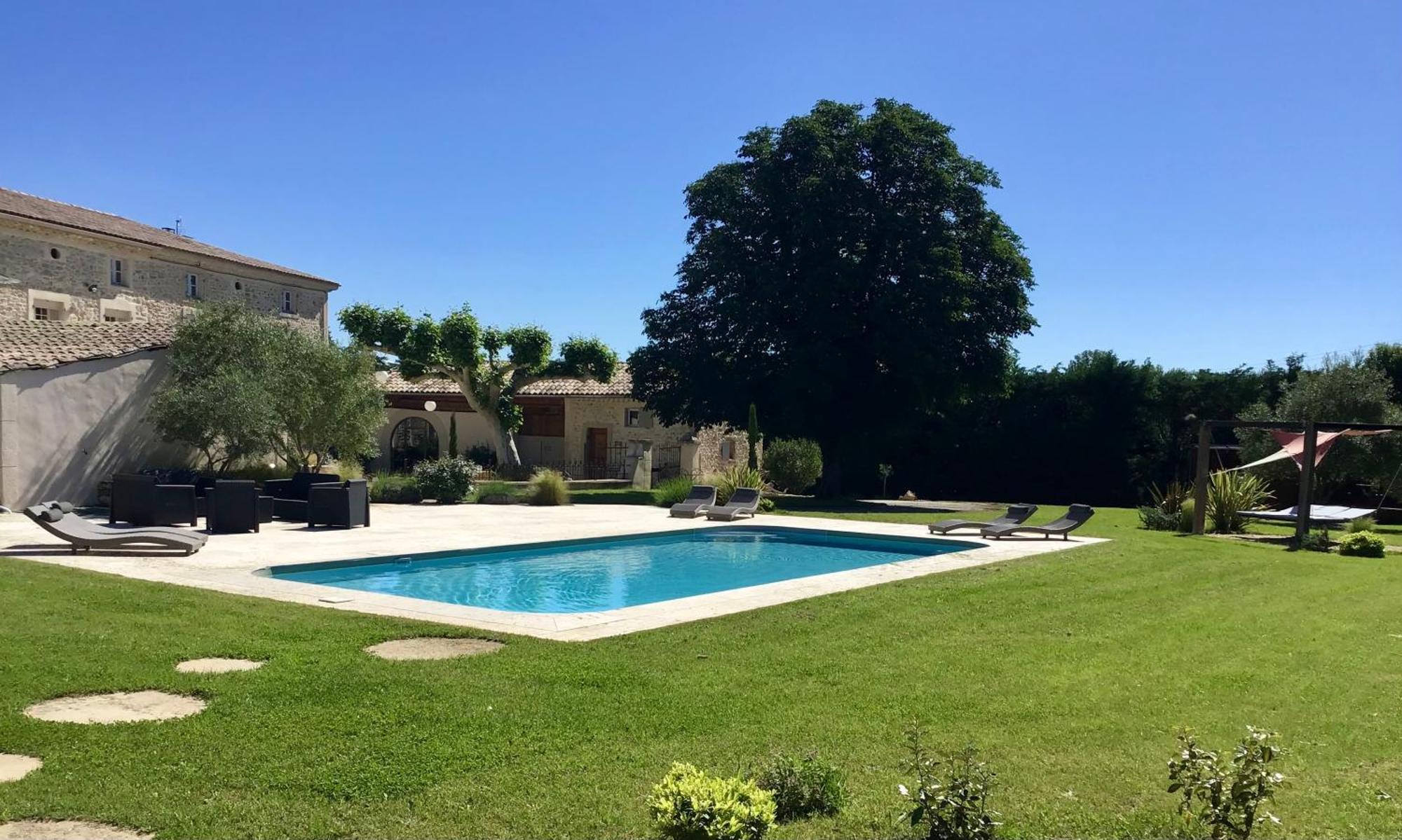 Domaine Chamarel Villa Saint-Paulet-de-Caisson Bagian luar foto
